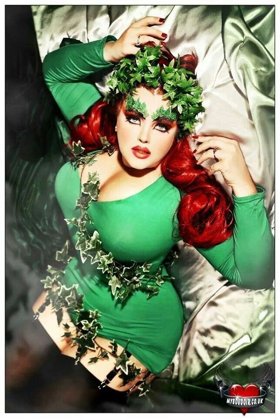Poison Ivy Plus Size Costume Miz Cooks Top 5 Halloween Costumes Curvy Style-Curvy Ventures Ft Lauderdale